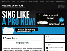 Tablet Screenshot of btracks.com